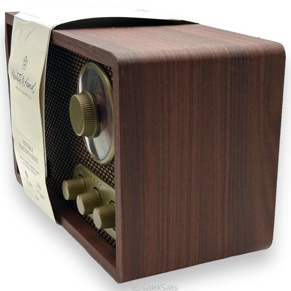 Hearth & Hand Accents Hearth Hand Magnolia Portable Amfm Bluetooth
